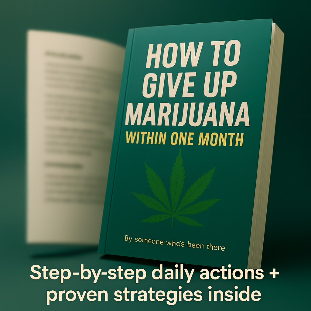 How To Give Up Marijuana Within One Month