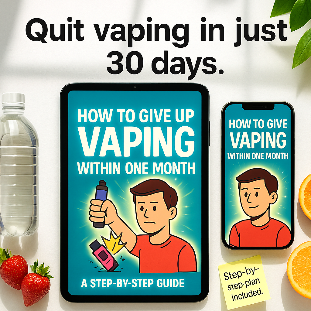 How To Give Up Vaping Within One Month