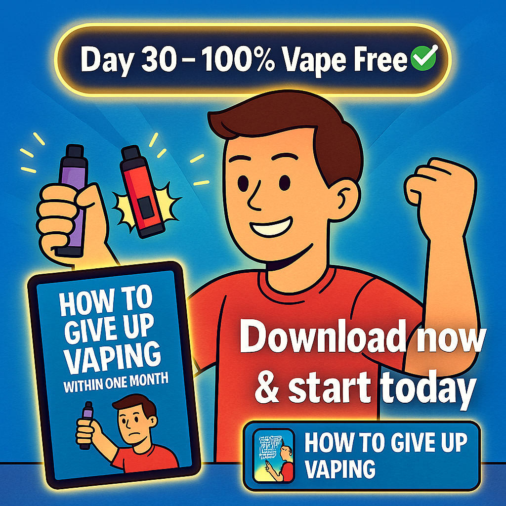 How To Give Up Vaping Within One Month